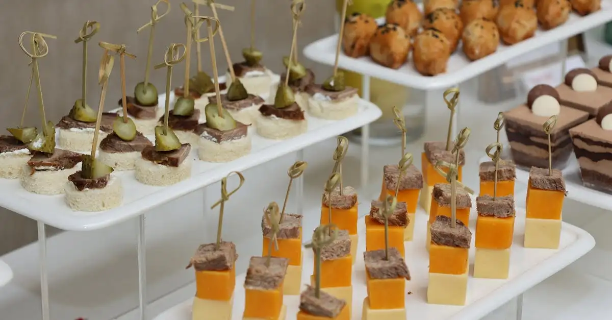 Eten voor op feestjes