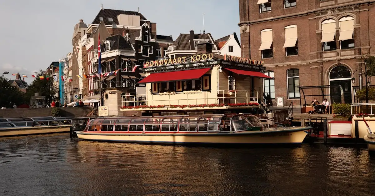 Rondvaart amsterdam eten