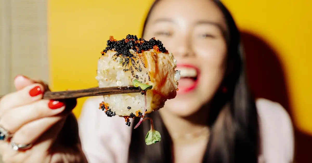 Sushi eten