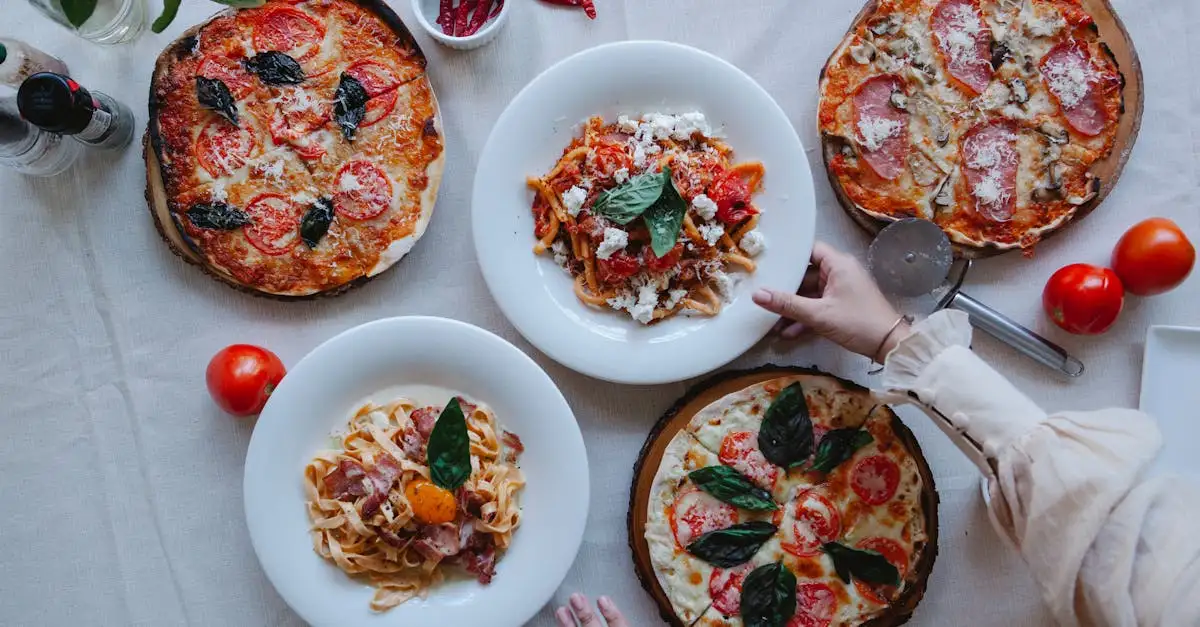Typisch italiaans eten